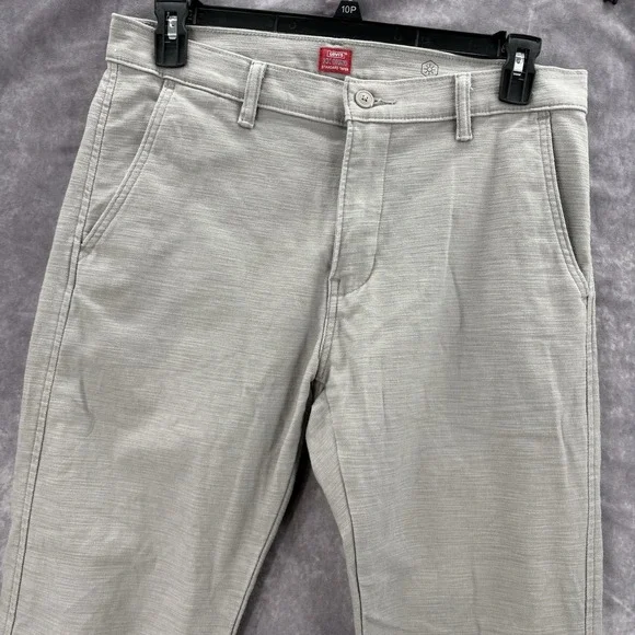 Levis XX Chino Pants Mens 32x30 Gray Standard Taper Warm - Picture 3 of 9